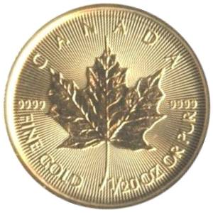 Bild von 1/20 oz Maple Leaf Gold - 2026