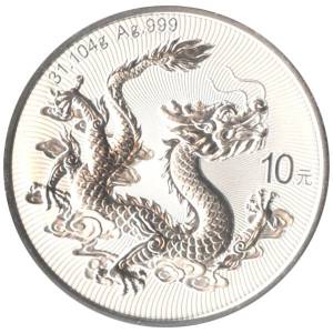 Bild von 1 oz Silber China Drache 2026 - 19% MwSt.