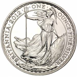 Bild von 1 oz Silber Britannia - 2012