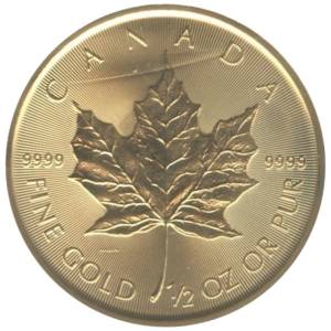 Bild von 1/2 oz Maple Leaf Gold - 2026