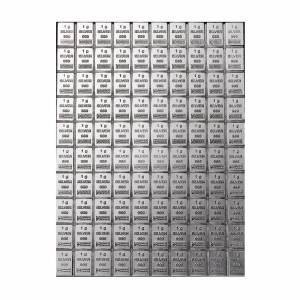 Bild von 100 g Tafelbarren Silber Valcambi - D