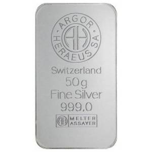 Bild von 50 g Silberbarren - diverse - D