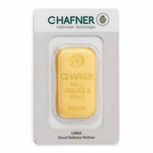 Bild von 100 g Goldbarren - C.HAFNER gegossen
