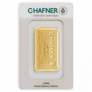 Bild von 20 g Goldbarren - C.HAFNER