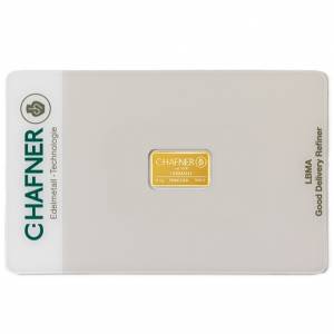 Bild von 0,5 g Goldbarren - C.HAFNER