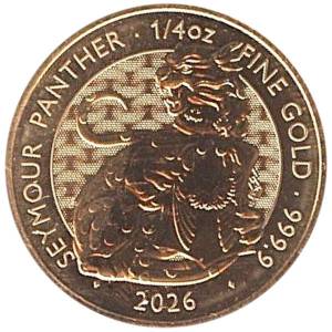 Bild von 1/4 oz Gold Tudor Beasts Seymour Panther 2026
