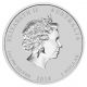 Bild 2 von 1 oz Lunar II Silber - Pferd 2014 - Privy Mark Löwe
