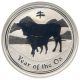 Bild 1 von 2 oz Lunar II Silber - Ochse 2009
