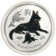 Bild 1 von 1 oz Lunar II Silber - Hund 2018