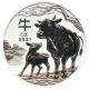 Bild 1 von 5 oz Lunar III Silber - Ochse 2021 - D