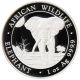 Bild 1 von 1 oz Somalia Elefant Silber - 2025 - 19% MwST
