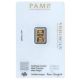 Bild 2 von 1 g Goldbarren - Pamp