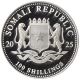 Bild 2 von 1 oz Somalia African Wildlife Leopard Silber 2025 - 19%MwSt.