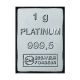 Bild 1 von 1 g Platinbarren - diverse - differenzbesteuert