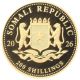 Bild 2 von 1/4 oz Somalia Elefant Gold - 2026
