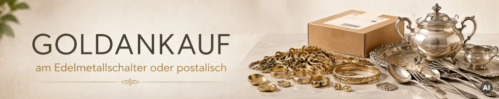Goldankauf und Edelmetallankauf am Edelmetallschalter in Heimsheim